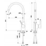 Смеситель для кухни Armatura Angelit 6713-915 Смеситель для кухни Armatura Angelit 6713-915